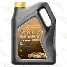 Масло моторное синтетич. 5W30 4L, SEVEN GOLD #9 C3, API SN/CF ACEA C3 & A3/B4 [S-Oil Юж. Корея]