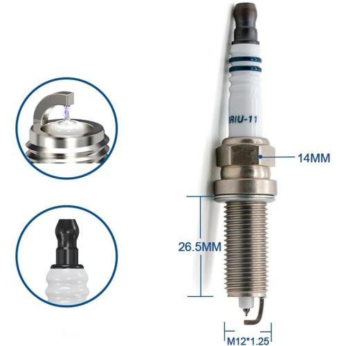 Свеча зажигания IRIDIUM: Nissan, Renault, Qashqai, X-Trail, Megane "TORCH" (кт. 4 шт.) IXEH20TT