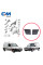 Молдинг (накладка) крыло переднее левое Peugeot Partner 2008 [CM Onka] 8544.J5