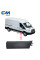Молдинг (накладка) дверь передняя правая (повтор.) Ford Transit [СМ Onka] 1874784