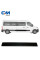 Молдинг (накладка) дверь сдвижная правая Renault Master, Opel Movano 2010+ [СМ Onka] 828200148R
