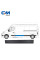 Молдинг (накладка) кузова боковая левая Renault Master, Opel Movano [СМ Onka] 828210160R