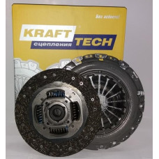 Комплект сцепления Chery Fora 1.6-2.0 c 2006г. без/выж. [Krafttech Турция]