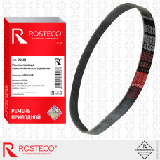 Ремень генератора Ford, Mazda, Volvo эластичный [ ROSTECO ] 1142688