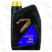 Масло моторное синтетич. SEVEN RV, 1L SAE 5W30 API SL/CF ACEA A3/B4 [S-Oil Южная Корея]
